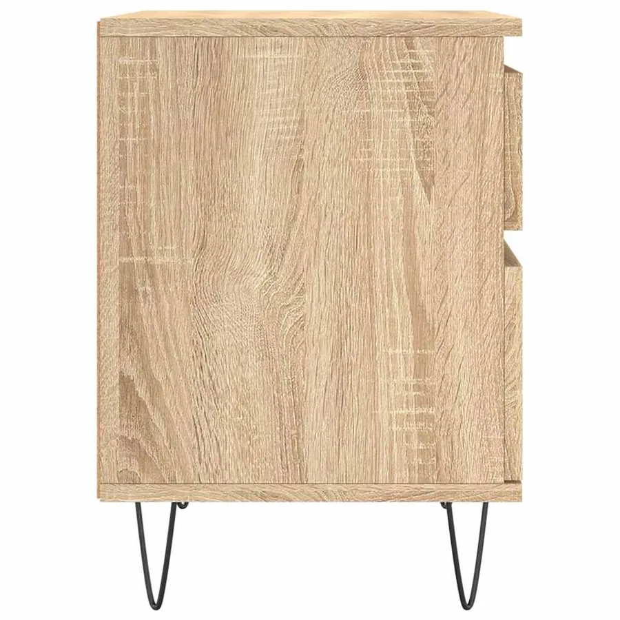 Table de chevet chêne sonoma 40x35x50 cm bois d’ingénierie - 6