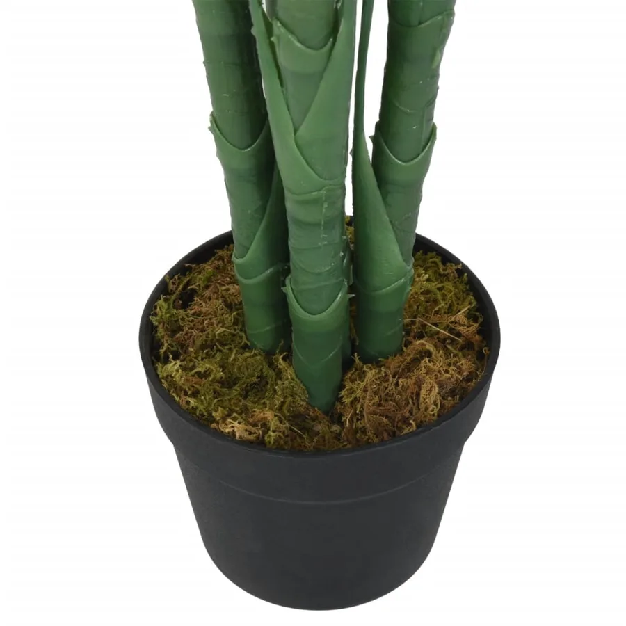 Palmier artificiel 18 feuilles 80 cm vert - 4