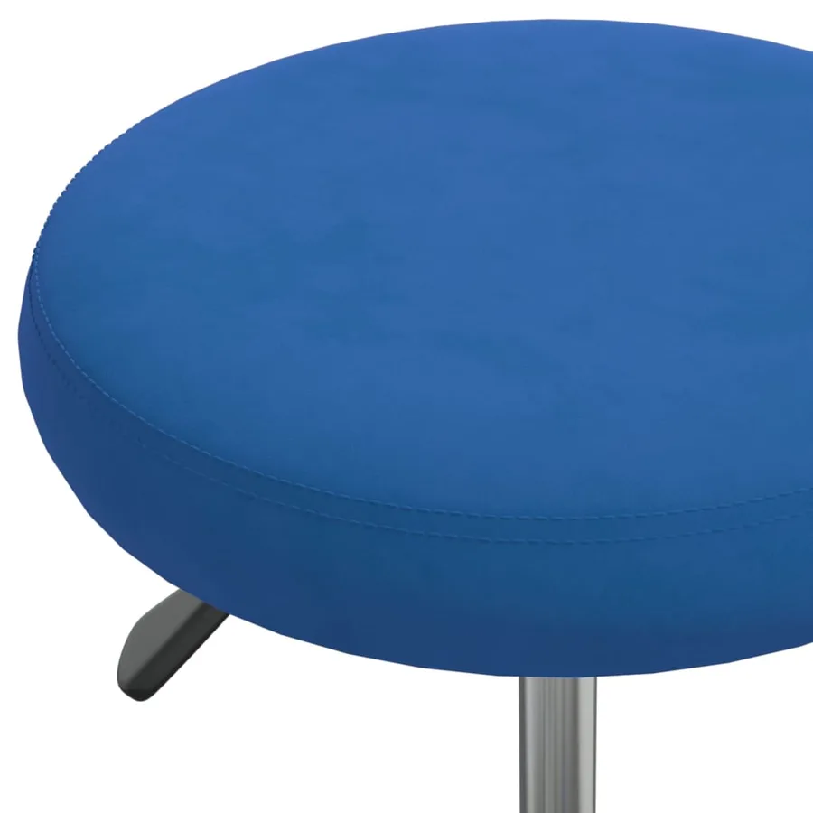 Chaise de salle à manger Bleu Velours - 5