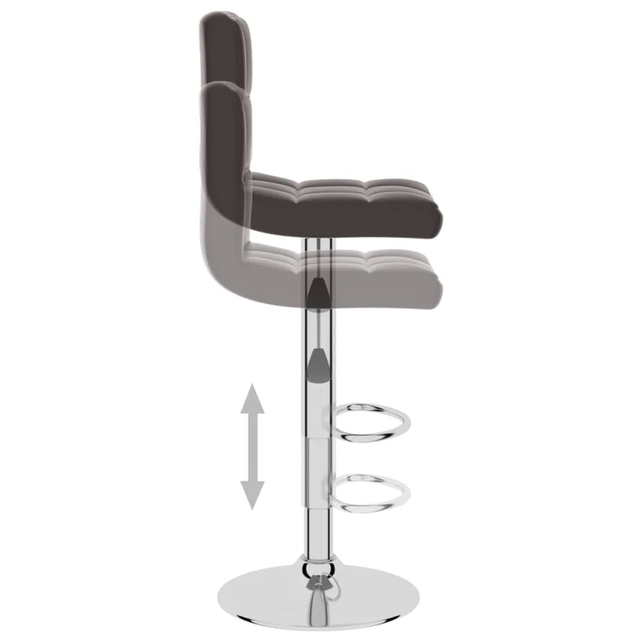 Tabouret de bar Marron Similicuir - 6