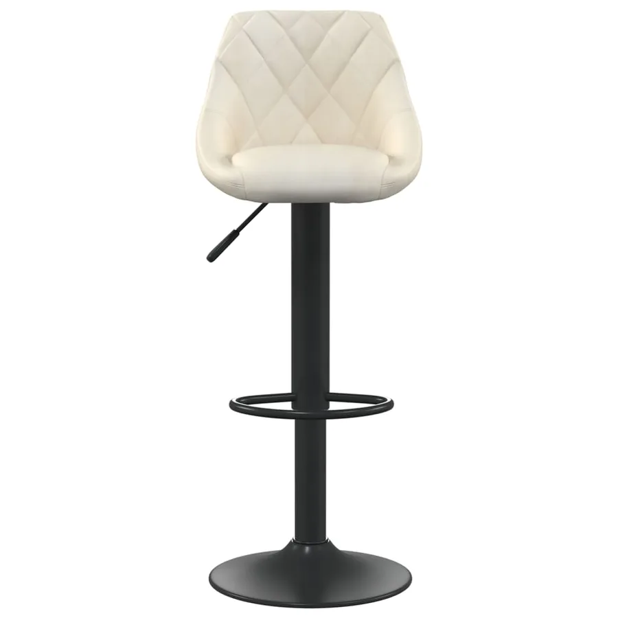 Tabouret de bar Crème Velours - 3