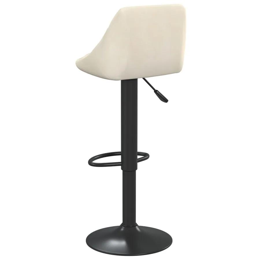 Tabouret de bar Crème Velours - 5