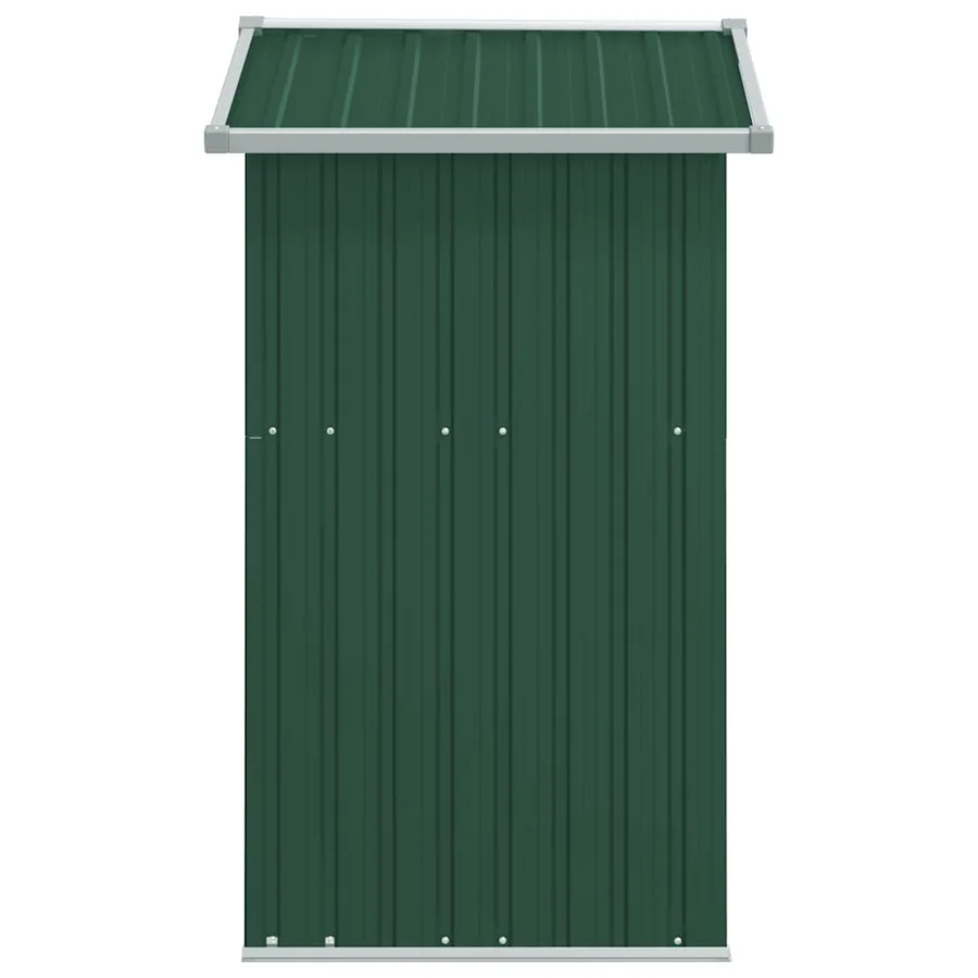 Abri de jardin Vert 126x97,5x177 cm Acier galvanisé - 5