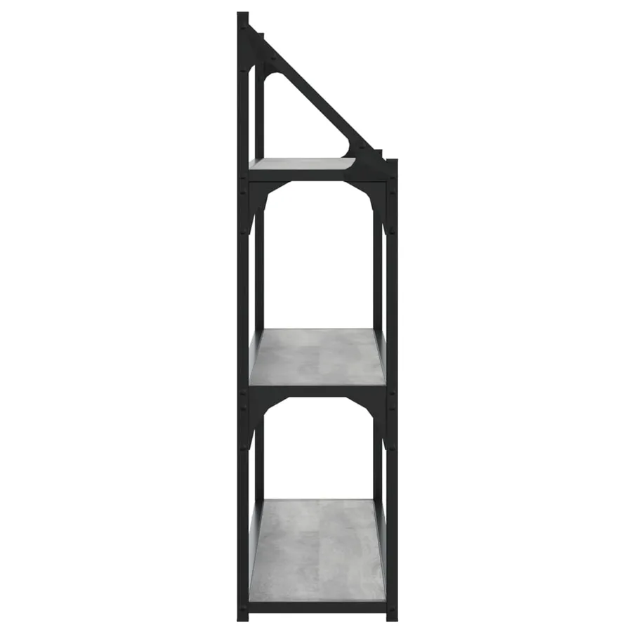 Étagère murale 3 niveaux sonoma gris 80x21x78,5 cm - 5