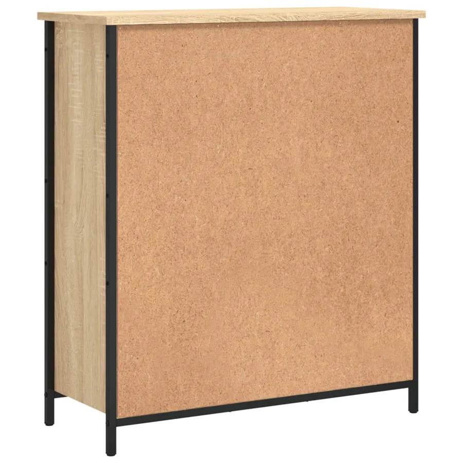 Buffet chêne sonoma 70x30x80 cm bois d'ingénierie - 8
