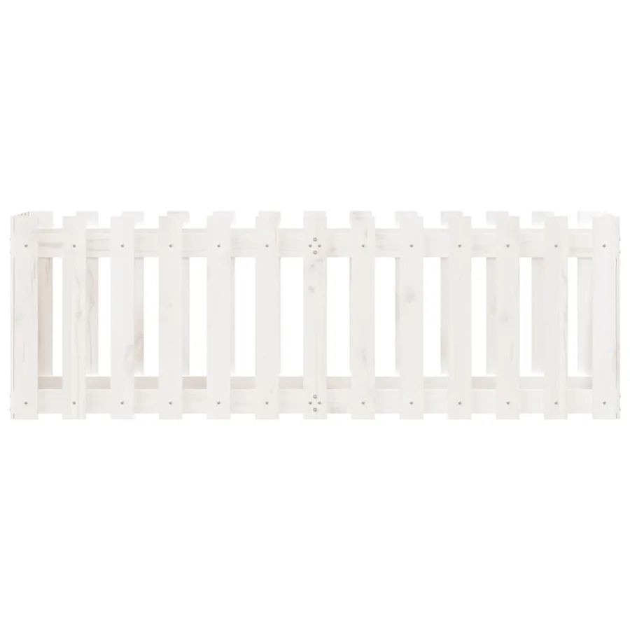 Lit surélevé de jardin design de clôture 150x50x50cm pin massif - 5