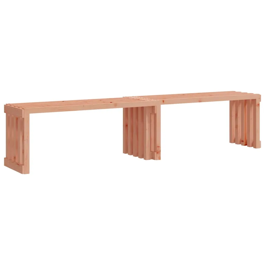Banc de jardin extensible 212,5x40,5x45 cm bois massif douglas - 2