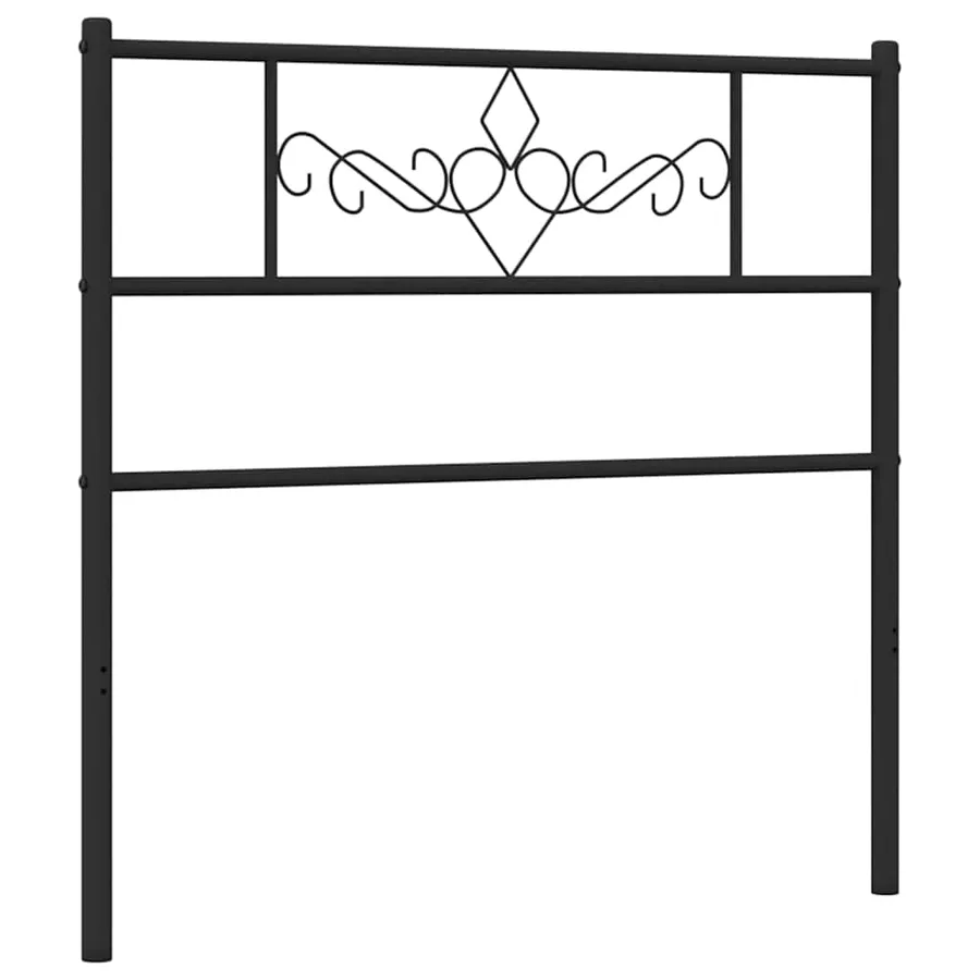 Tête de lit de remplacement métal noir 75 cm - 2
