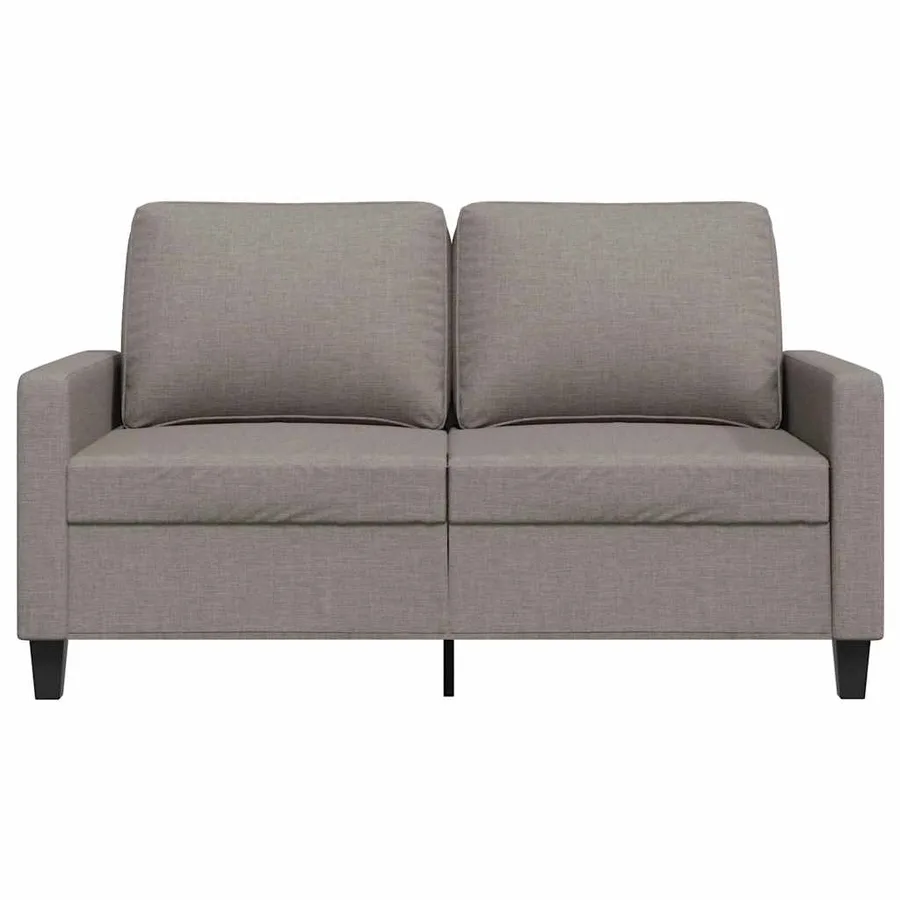 Canapé à 2 places Taupe 120 cm Tissu - 4