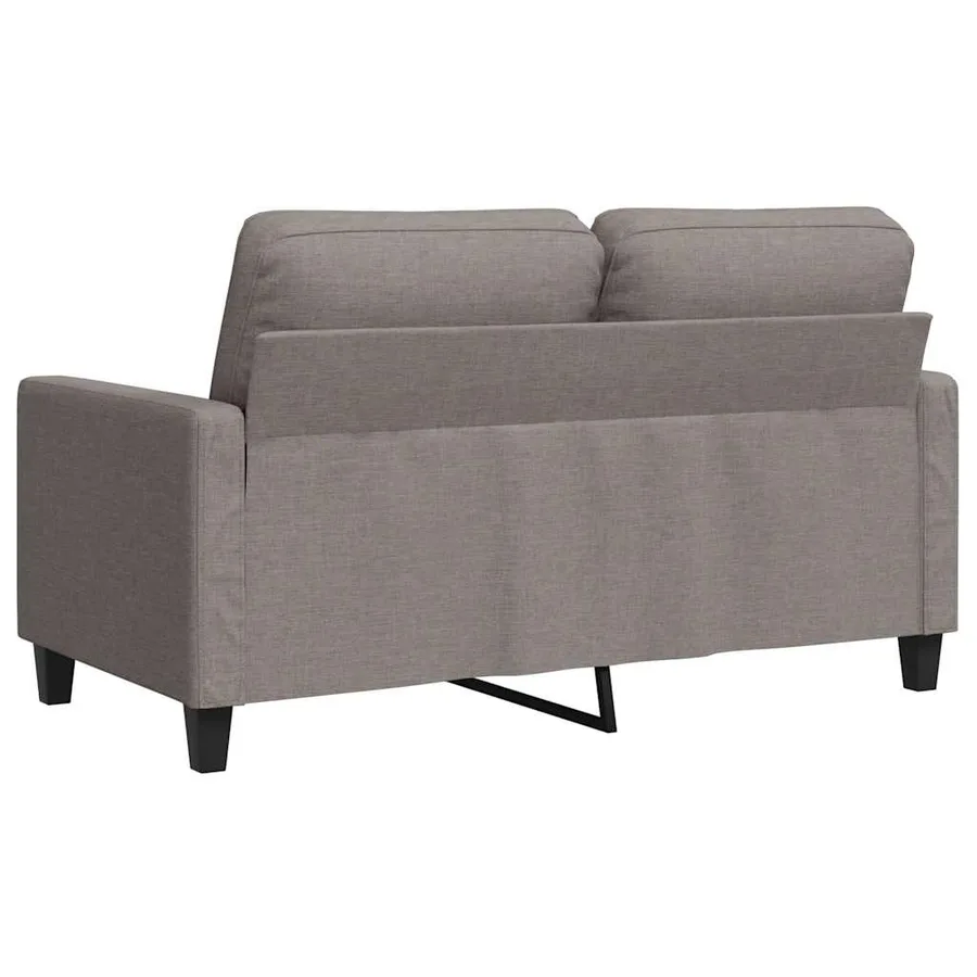Canapé à 2 places Taupe 120 cm Tissu - 6