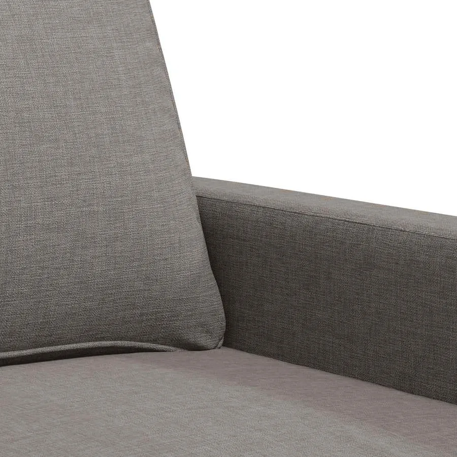 Canapé à 2 places Taupe 120 cm Tissu - 7