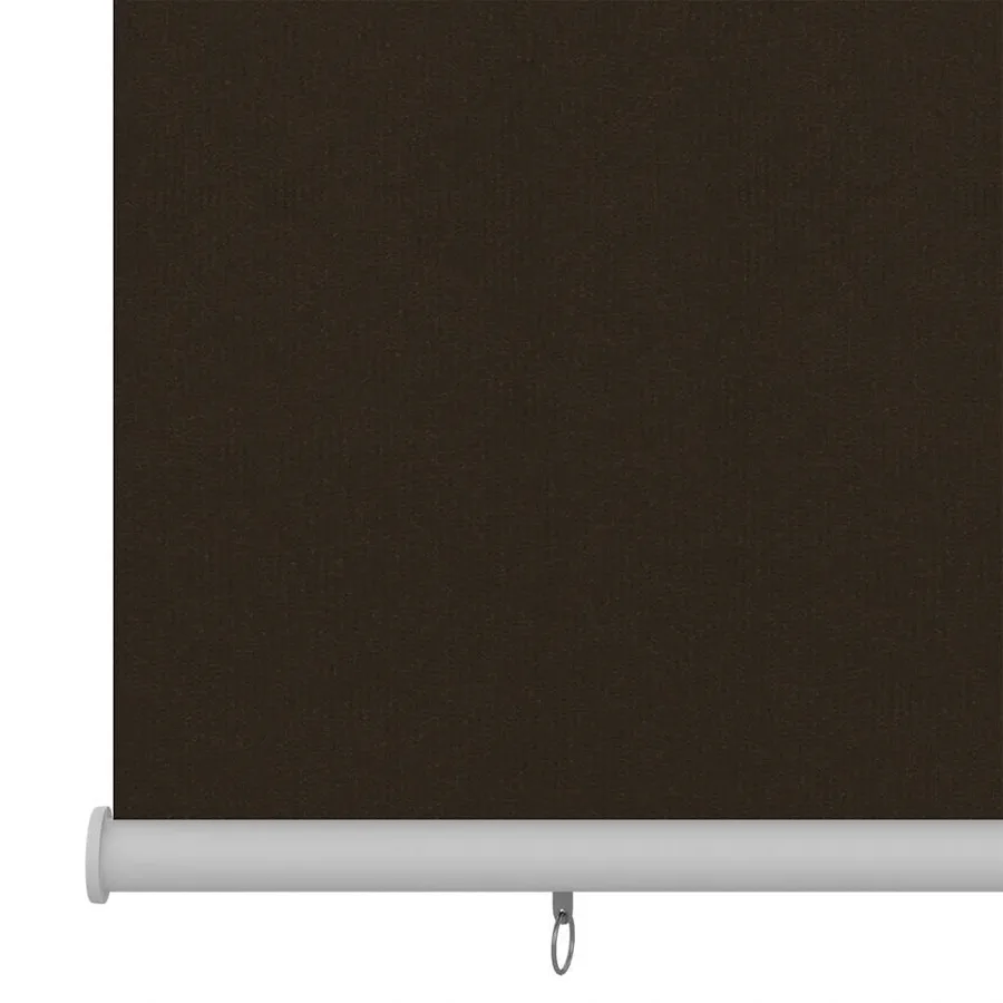 Store roulant d'extérieur 205 (l) x 140 (H) cm marron HDPE - 4