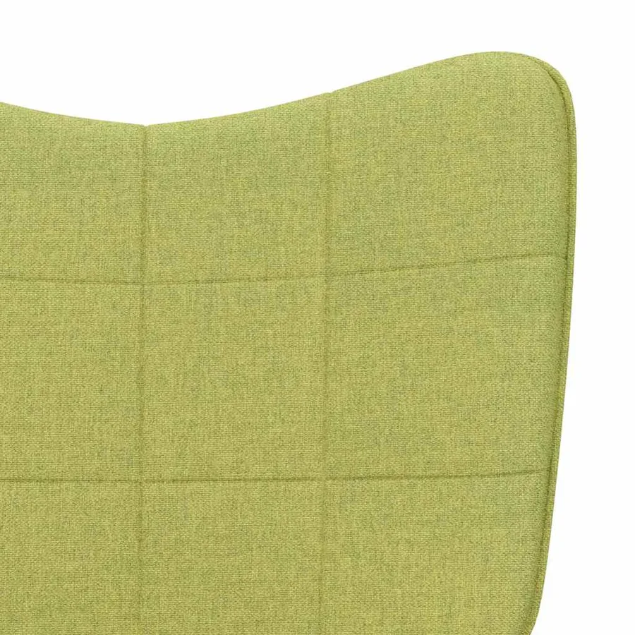 Chaise de relaxation Vert Tissu - 7