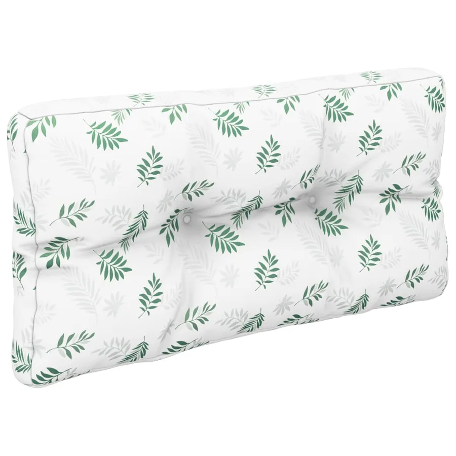 Coussins de palette lot de 2 motif de feuilles tissu - 4