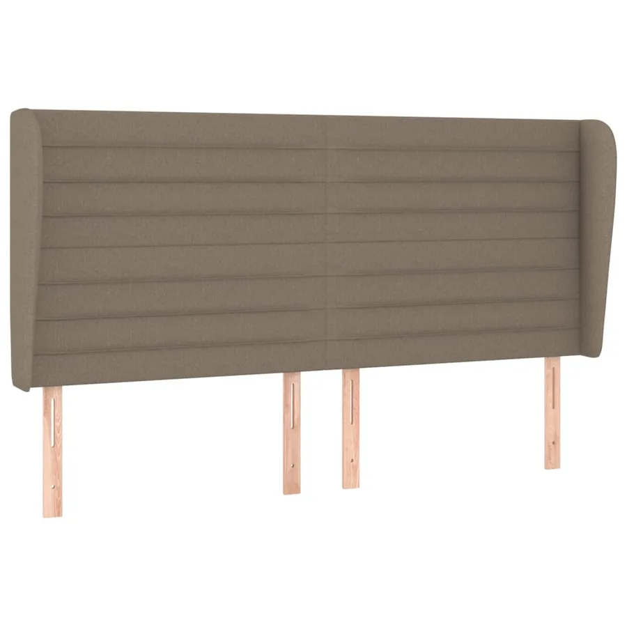 Sommier à lattes de lit avec matelas Taupe 180x200 cm Tissu - 6
