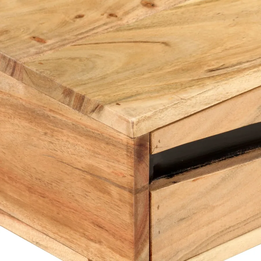 Table basse 88x50x42 cm Bois d'acacia solide - 5