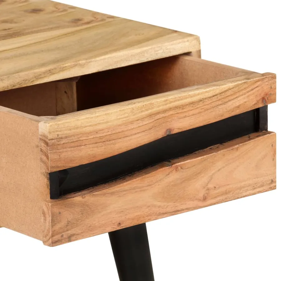 Table basse 88x50x42 cm Bois d'acacia solide - 6