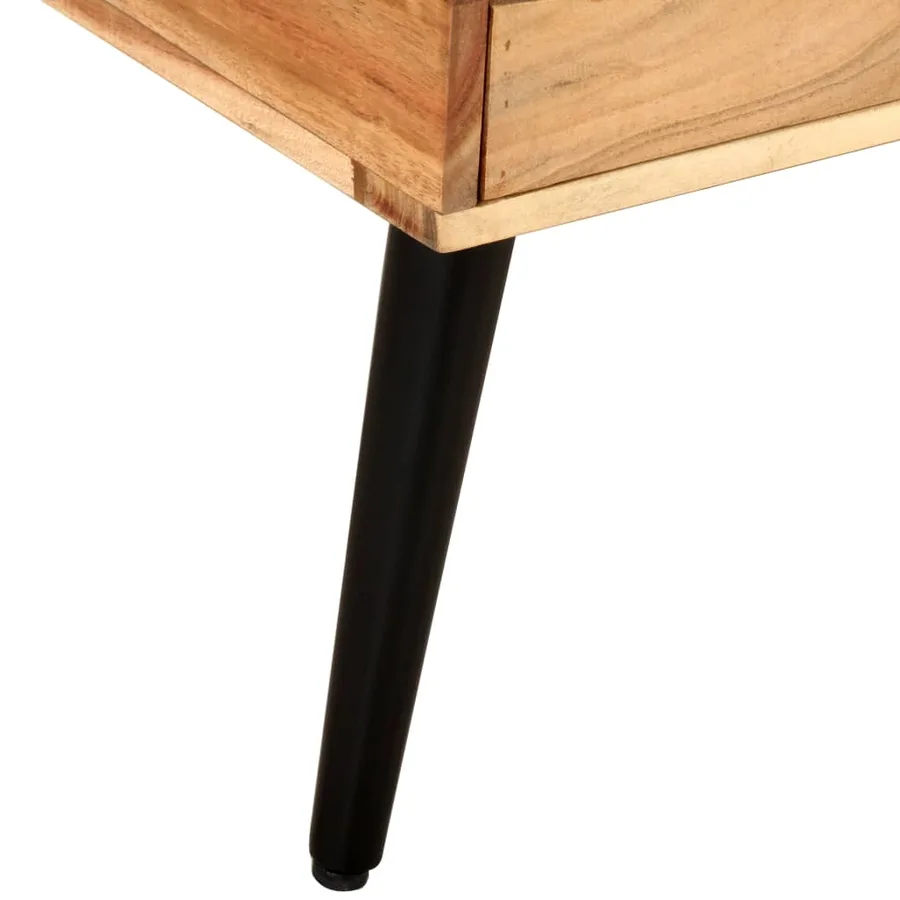 Table basse 88x50x42 cm Bois d'acacia solide - 7
