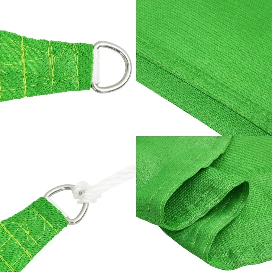 Voile d'ombrage 160 g/m² Vert clair 3x5 m PEHD - 7
