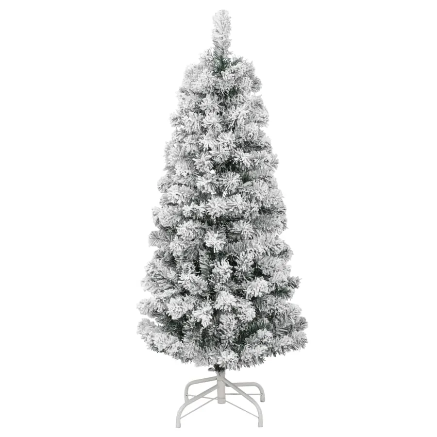 Sapin de Noël artificiel à charnières avec neige floquée 120 cm - 2