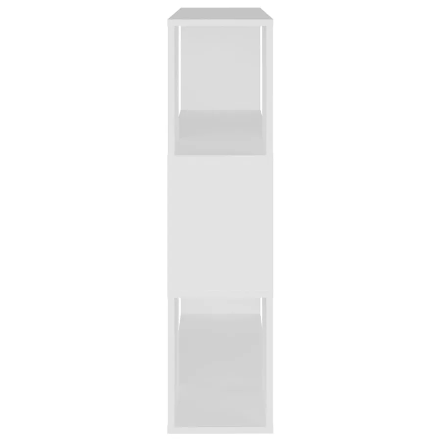 Bibliothèque/Séparateur de pièce Blanc 80x24x94 cm - 6