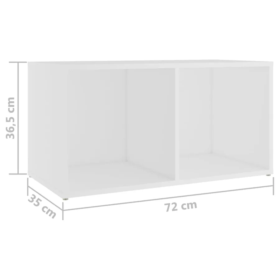 Ensemble de meubles TV 3 pcs Blanc Bois d'ingénierie - 8