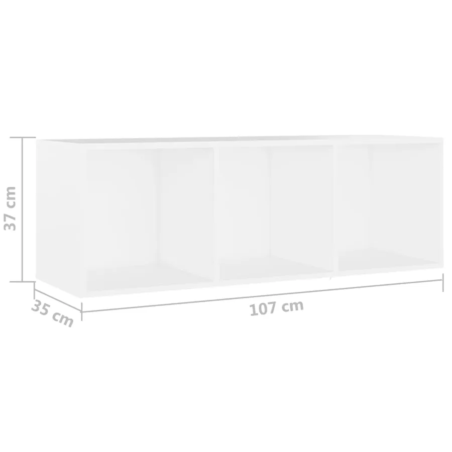 Ensemble de meubles TV 3 pcs Blanc Bois d'ingénierie - 9