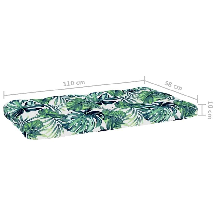 Salon de jardin palette 6pcs avec coussins Bois de pin imprégné - 14