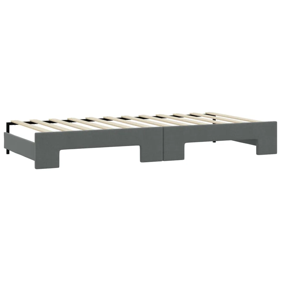 Lit de jour avec gigogne et tiroirs sans matelas 100x200 cm - 8