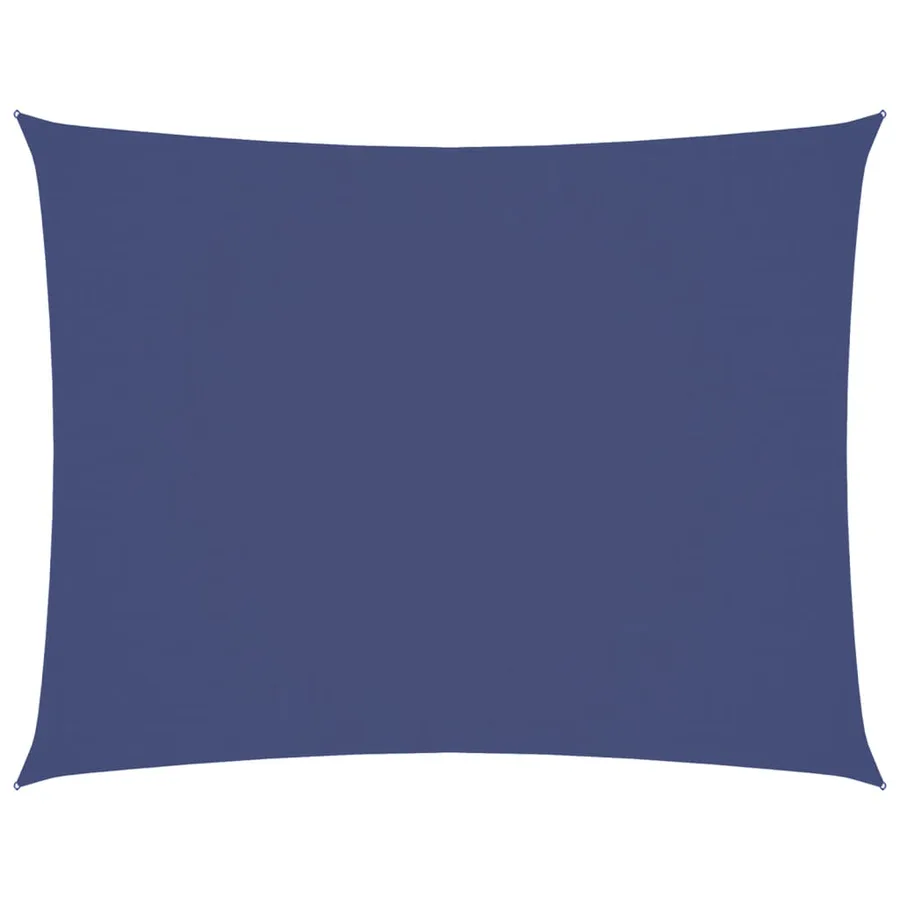 Voile de parasol tissu oxford rectangulaire 2x3,5 m bleu - 2