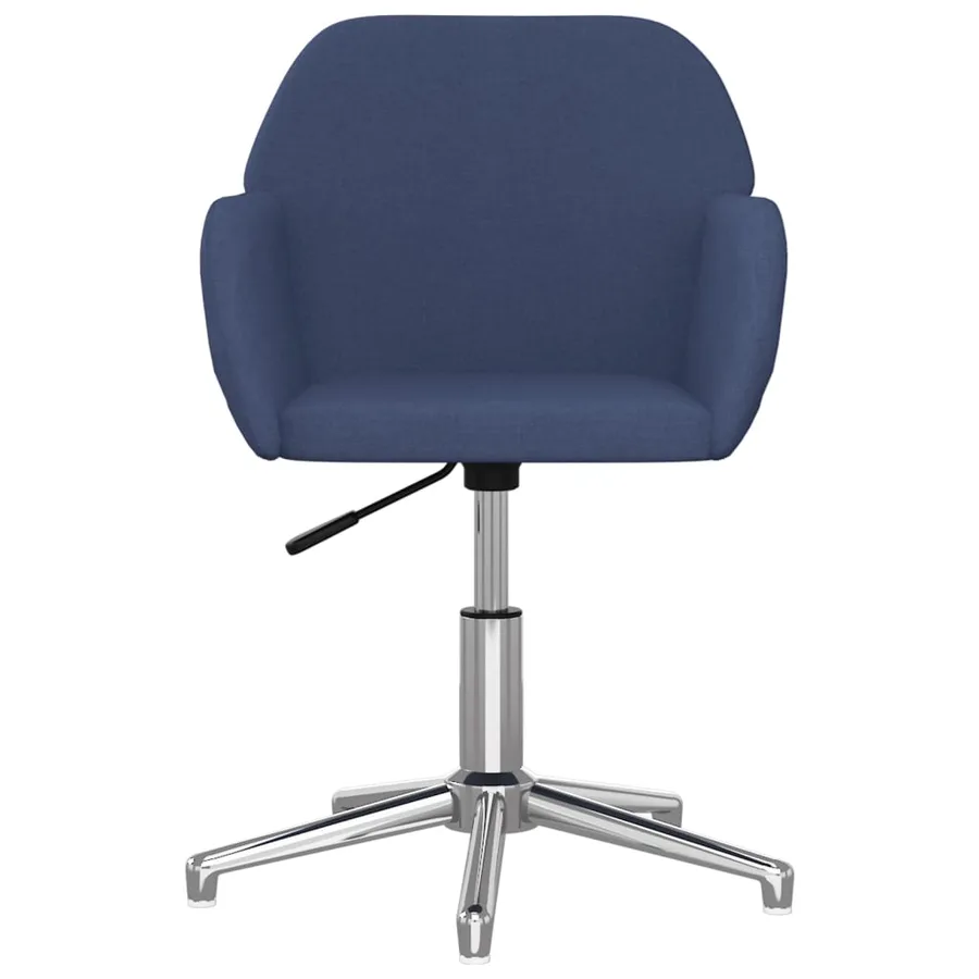 Chaises pivotantes à manger lot de 2 bleu tissu - 4