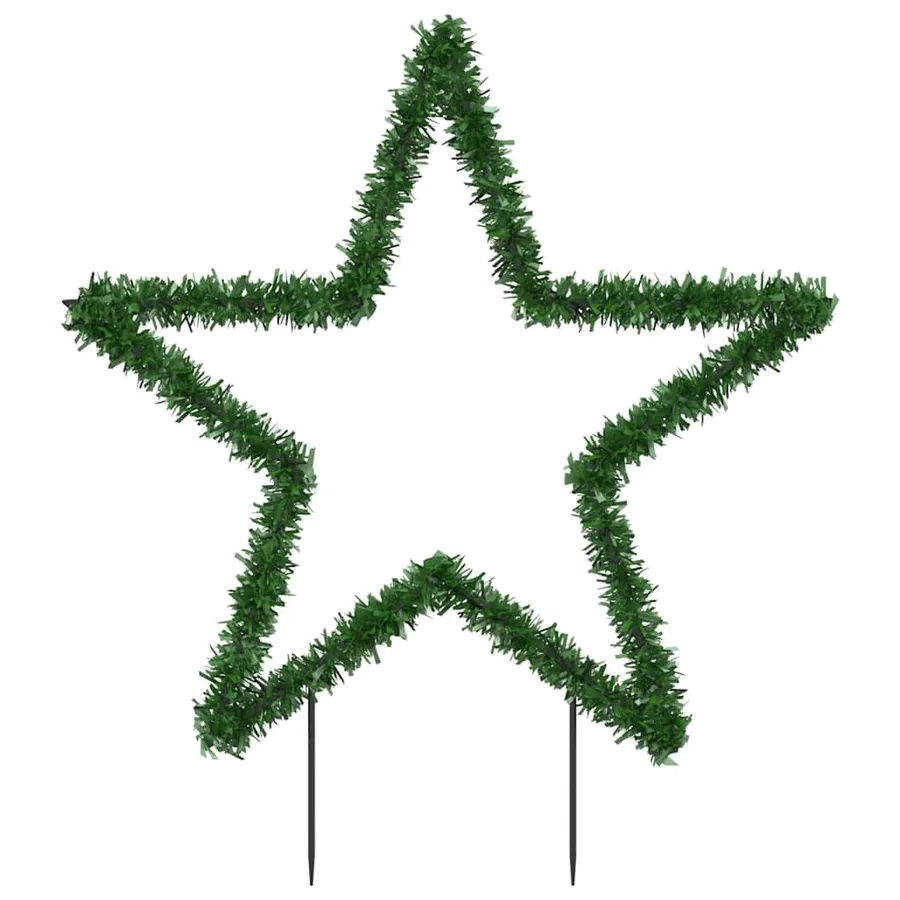Décoration lumineuse étoile de Noël avec piquets 80 LED 60 cm - 5