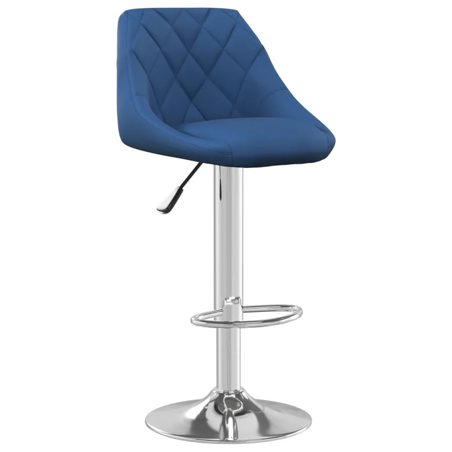 Tabouret de bar Bleu Velours - 2