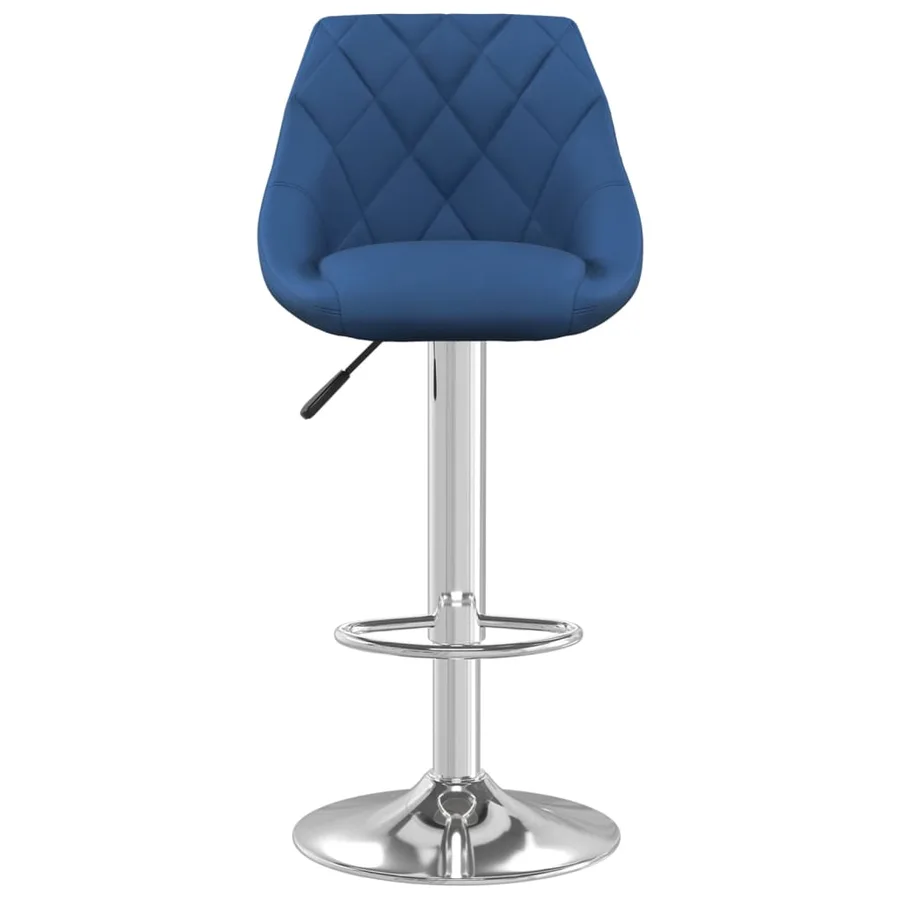 Tabouret de bar Bleu Velours - 3