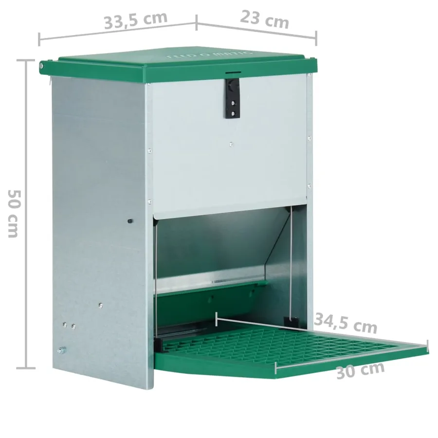 Mangeoire automatique pour volaille avec pédale 12 kg - 8