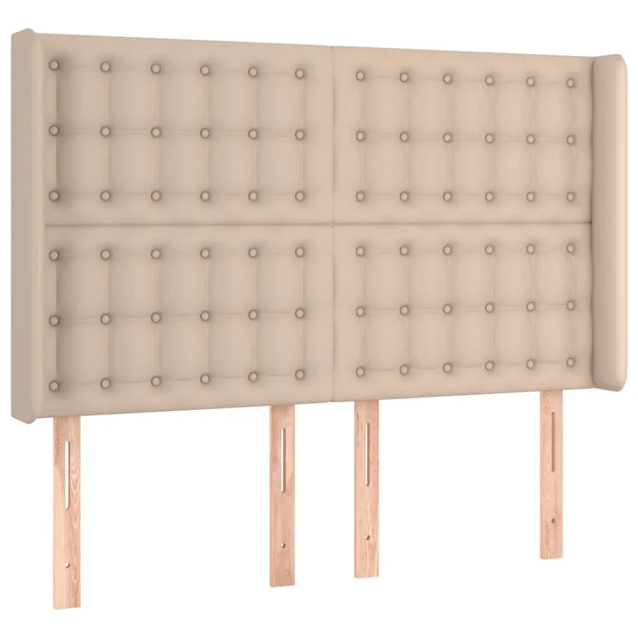 Sommier à lattes de lit matelas LED Cappuccino 140x190 cm - 7