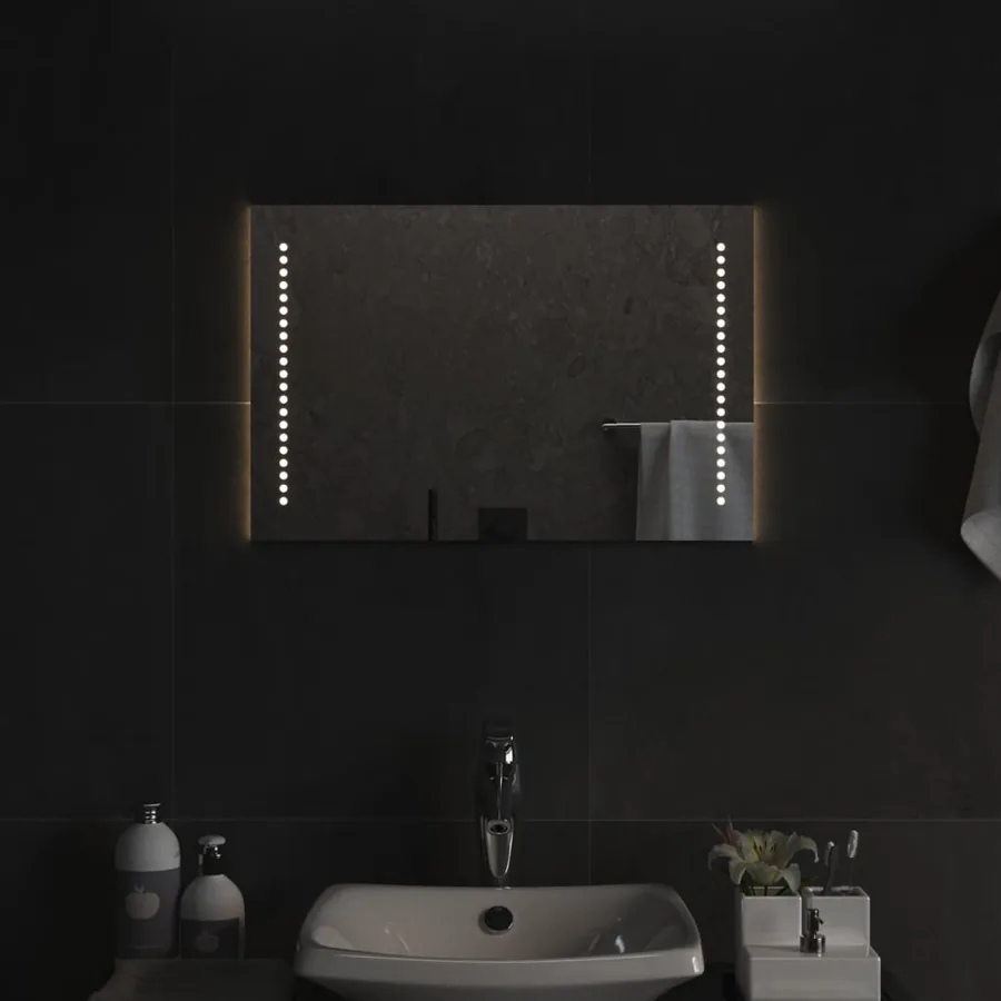 Miroir de salle de bain à LED 40x60 cm