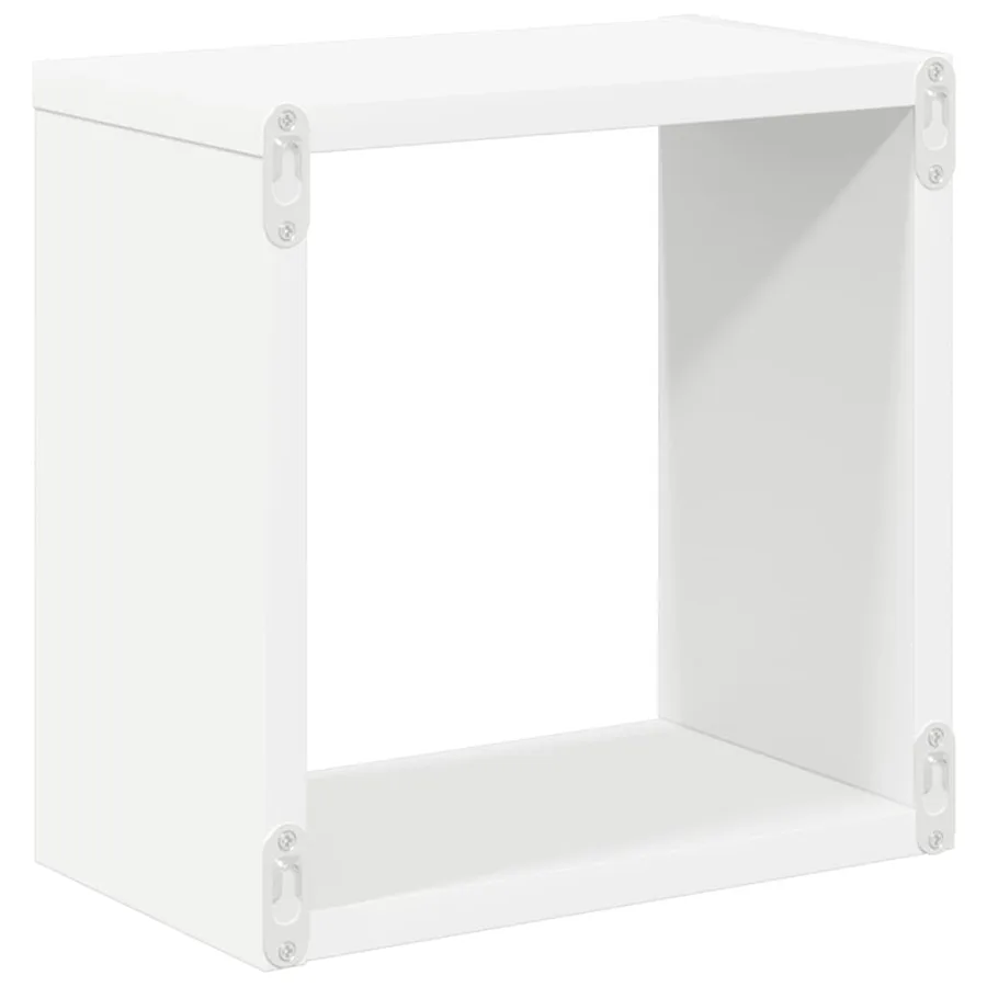 Étagères cube murales 2 pcs Blanc 26x15x26 cm - 8