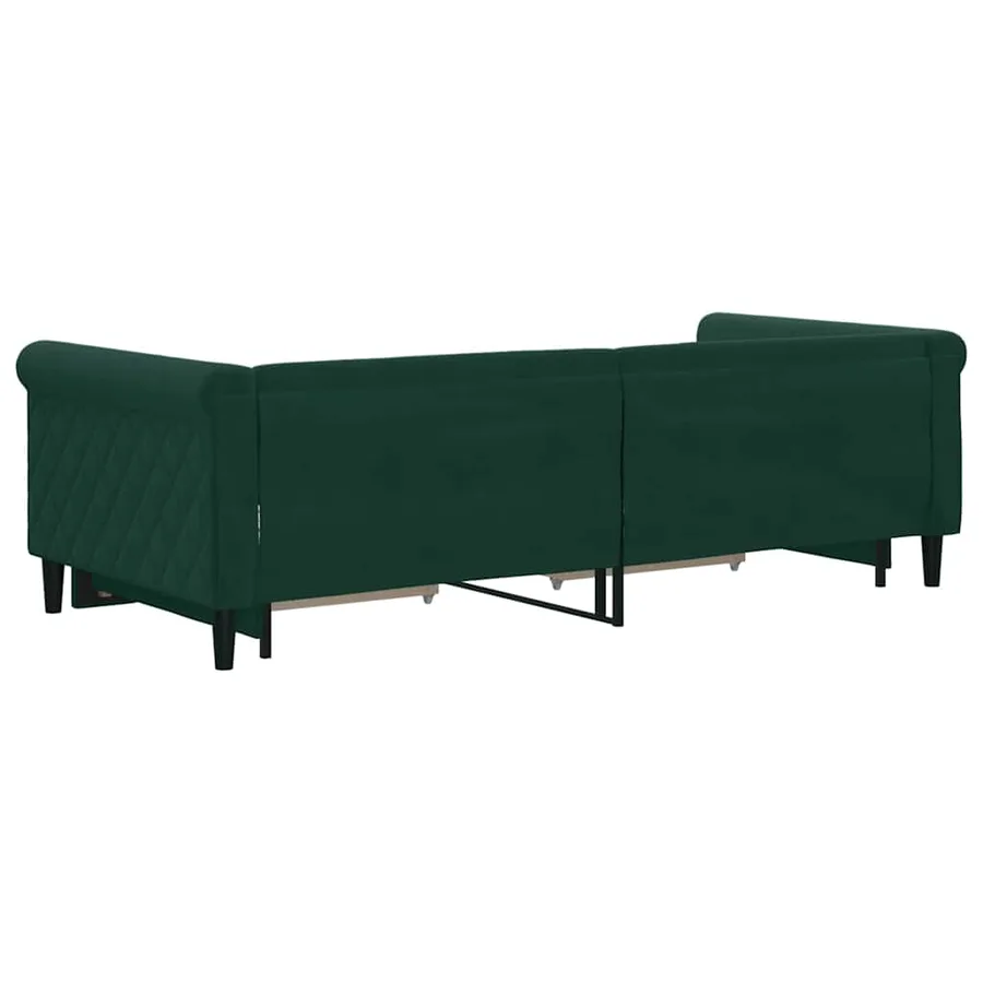 Lit de jour avec gigogne et tiroirs sans matelas 90x200 cm - 5