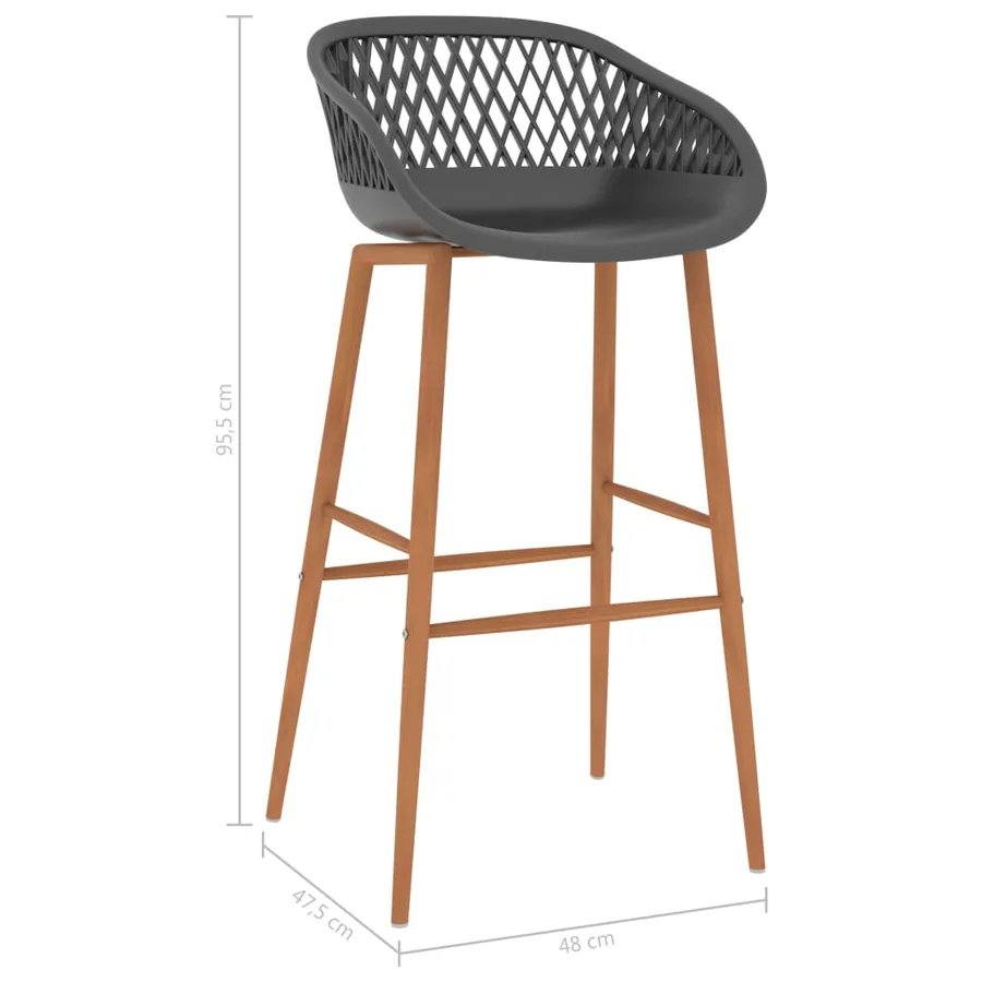 Ensemble de bar 7 pcs Blanc et gris - 13
