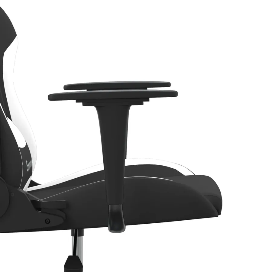 Chaise de jeu Noir et blanc Tissu - 10
