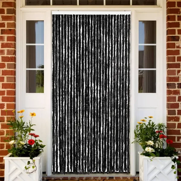 Moustiquaire anthracite 118x220 cm chenille