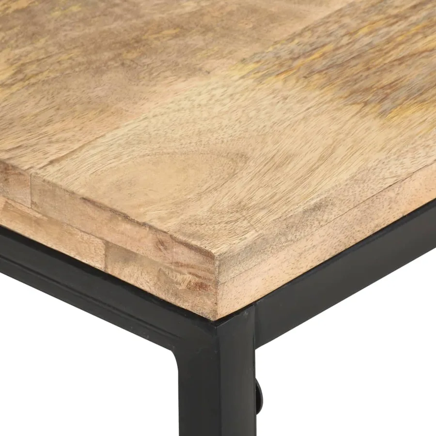 Table basse 110x60x35 cm Bois de manguier massif - 4
