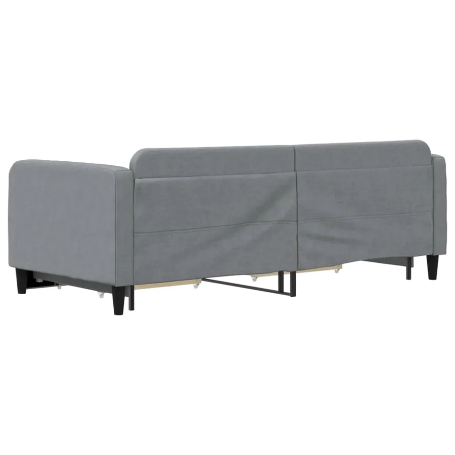 Lit de jour avec gigogne et tiroirs sans matelas 90x200 cm - 5