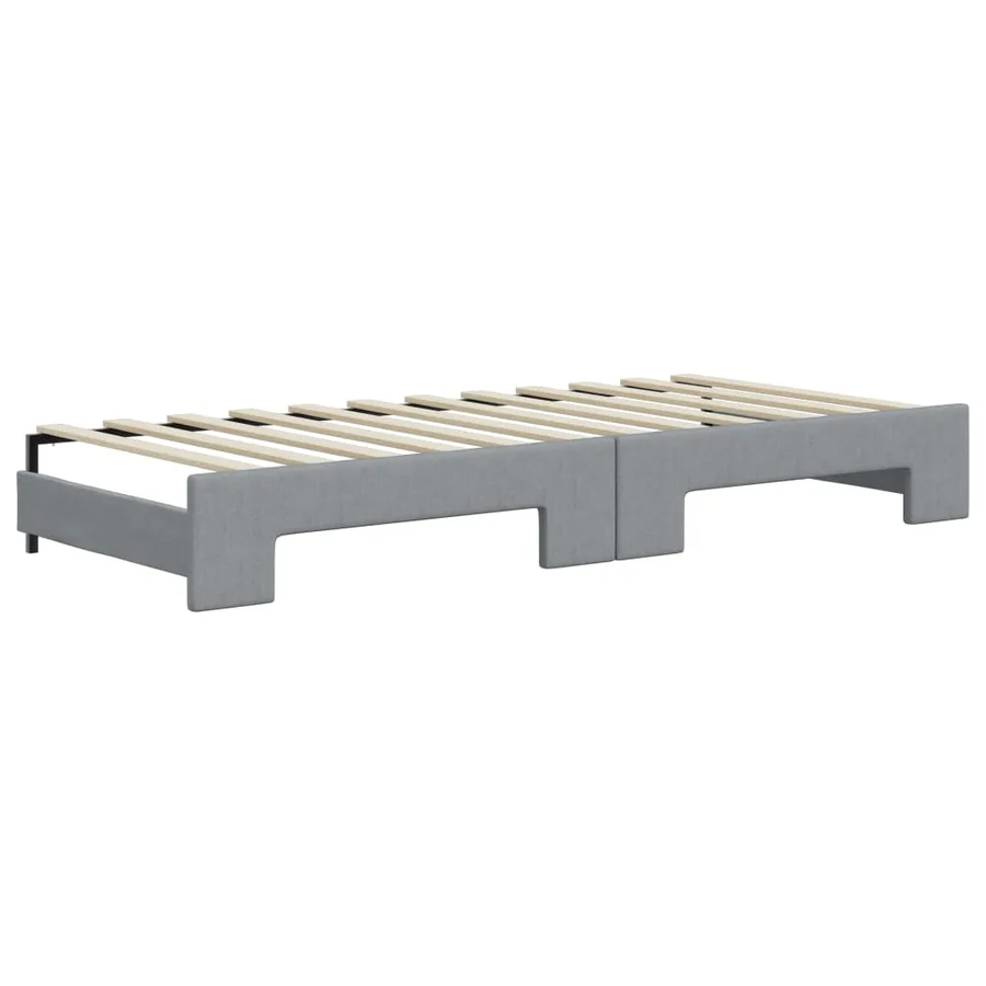Lit de jour avec gigogne et tiroirs sans matelas 90x200 cm - 8