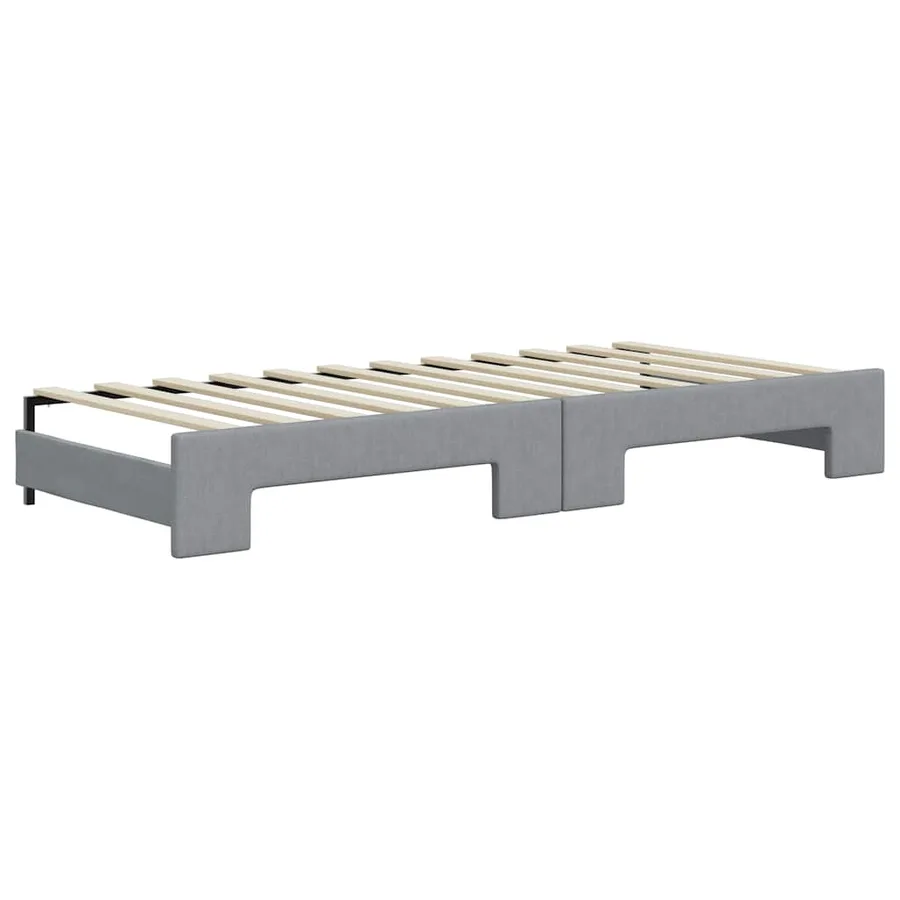 Lit de jour avec gigogne et tiroirs sans matelas 90x200 cm - 8