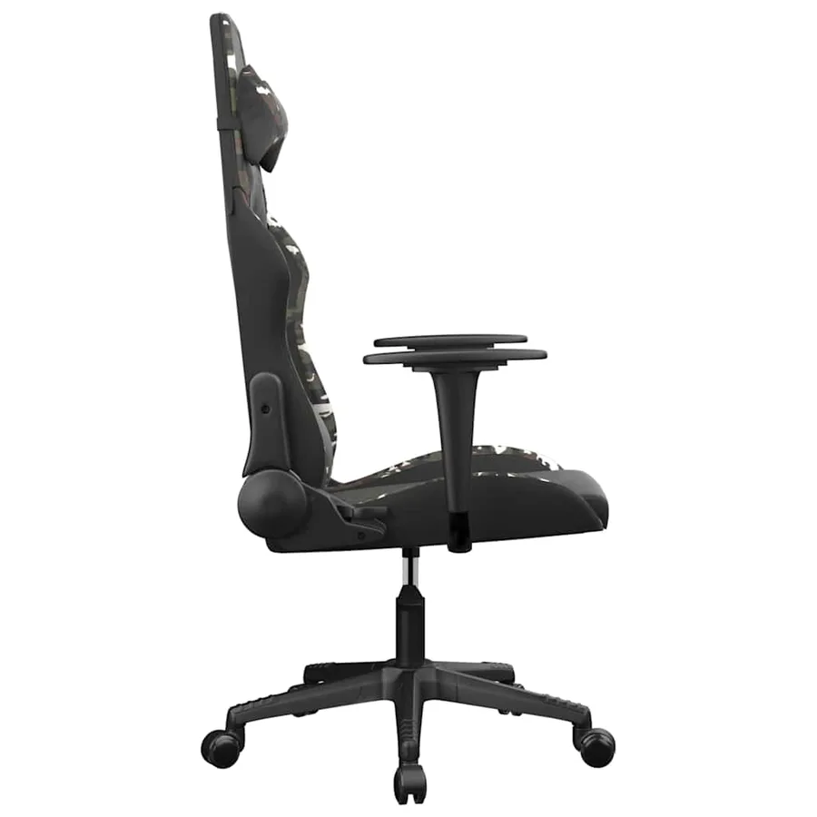 Chaise de jeu de massage Noir et camouflage Similicuir - 4
