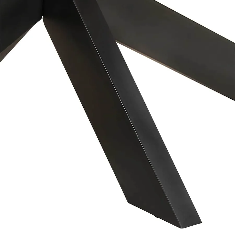 Table à dîner ovale 200x100x75 cm Bois de manguier brut - 5