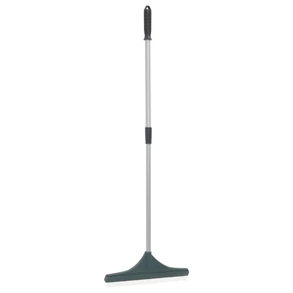 Râteau à gazon artificiel vert foncé 131 cm PP