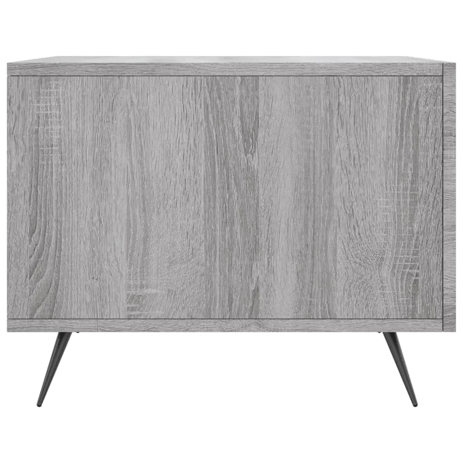 Tables basses 2 pcs sonoma gris 50x50x40 cm bois d'ingénierie - 8